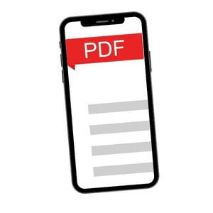 Menu Smarthphone en PDF